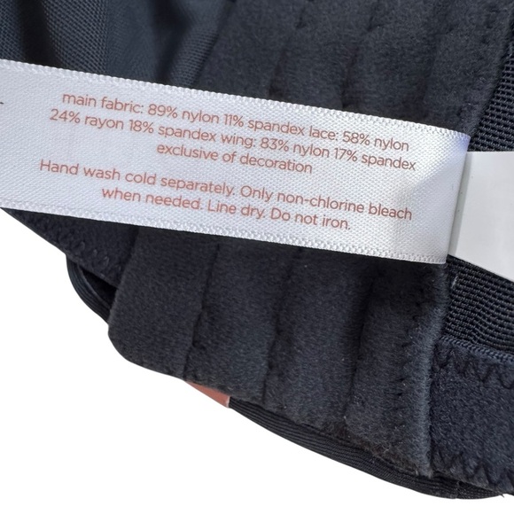 NWT Cacique Lightly Lined Underwire Full Coverage Bra Blue Lace Size 46D - Picture 8 of 14